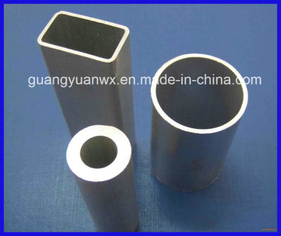 6063 T 5 Perfil de extrusión de aluminio Tubos / tuberías con mecanizado y anodizado