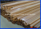 Perfil de tubería / tubería de aluminio extrudido de madera 6061 T6