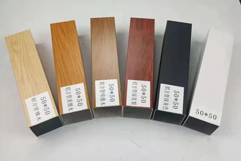 Tubo de aluminio de transferencia de grano de madera