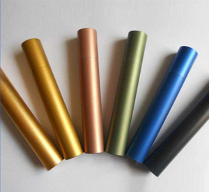 Tubos de aluminio formables decorativos ultra delgados