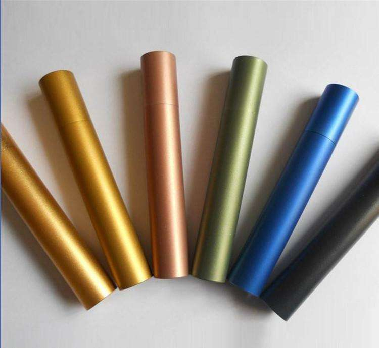 Tubo de aluminio estirado en frío moldeable decorativo ultrafino