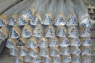 Tubo sin costura de aluminio ligero acanalado de precisión