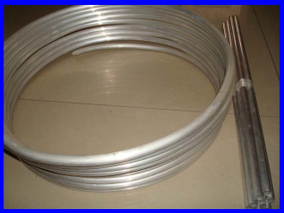 tubo de aluminio curvado de mandril cónico sólido
