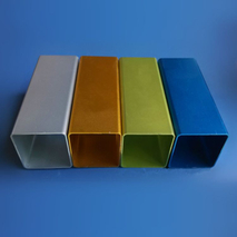 Perfiles de tubo de aluminio con marco rectangular