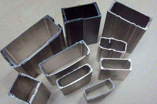 Perfiles de tubo de aluminio cepillado fino estándar