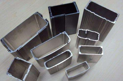 Perfiles de tubo de aluminio cepillado fino estándar