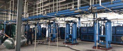 Tubo de aire comprimido de aluminio ranurado redondo