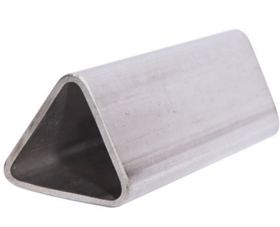 Tubo de aluminio estirado en frío triangular moldeable de una pulgada