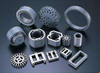 Doblado de piezas de mecanizado de aluminio abocardado cuadrado