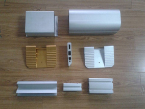 tubo de aluminio ranurado personalizado