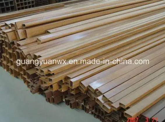 Aplicaciones para tubos de aluminio de grano de madera en la arquitectura y muebles modernos