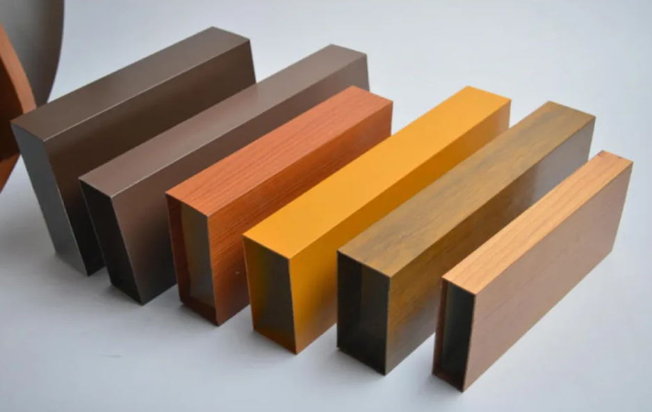 Tubo de aluminio de transferencia de grano de madera