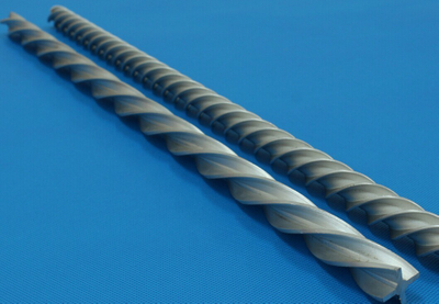 tubo de aluminio roscado externamente aplanar